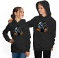 Preview: Halloween Hoodie with Dab Dancing Skeleton i623